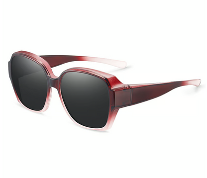 Gafas de sol con protección UV400, aptas para llevar sobre gafas de aumento