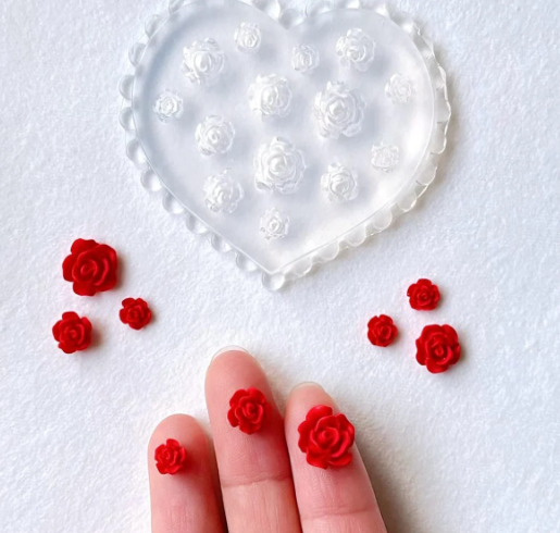 Kit moldes mini flores x4