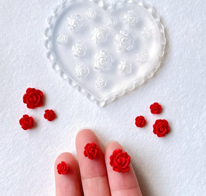 Kit moldes mini flores x4