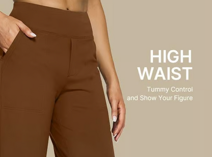 ¡Oferta de verano 2 x1! Pantalones de yoga informales de cintura alta y holgados.