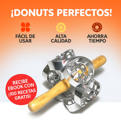 Crea donuts perfectos en casa, ahorra tiempo y sorprende a todos con tus creaciones.