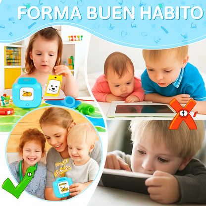 Lector de tarjetas interactivas que fortalecen la memoria y la concentración, tu pequeño descubrirá un mundo nuevo mientras juega.