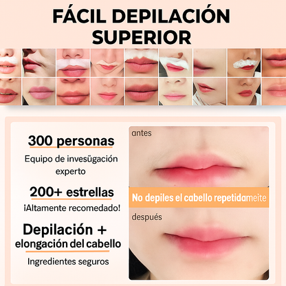 Elimina vellos faciales sin dolor de forma rápida