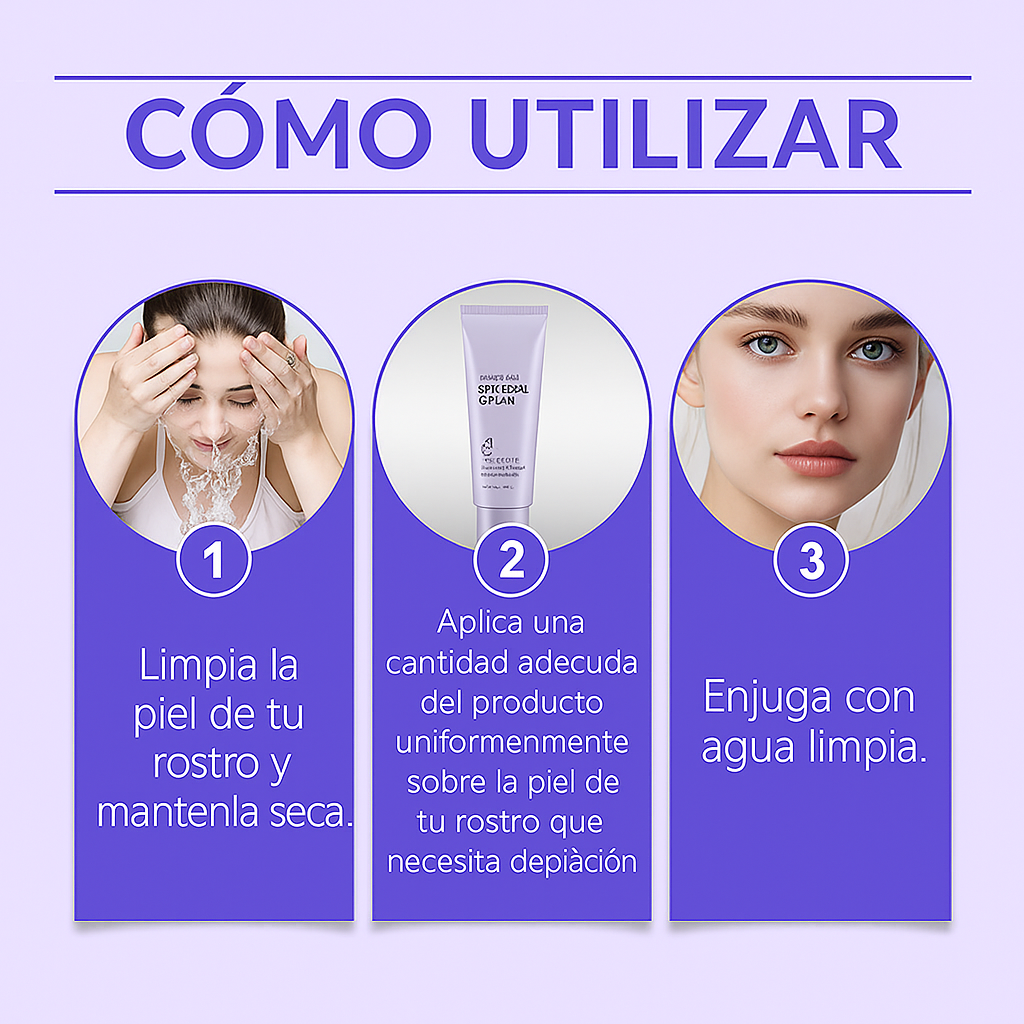 Elimina vellos faciales sin dolor de forma rápida