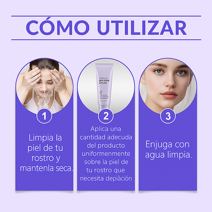 Elimina vellos faciales sin dolor de forma rápida