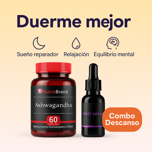 Combo Descanso: Ashwaganda + sweet dreams