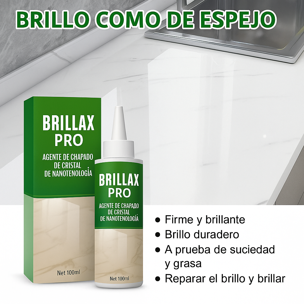 Devuélvele el brillo y la protección a tus superficies en segundos con BrillaxPro. PAGA 1 y LLEVA 2