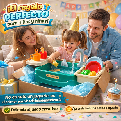El lavaplatos que hace circular agua de verdad ✨