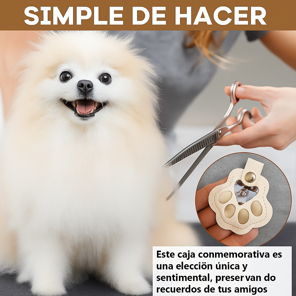 Convierte el pelaje de tu mascota en un recuerdo eterno y lleva su amor contigo dondequiera que vayas Paga 1 y Lleva 2