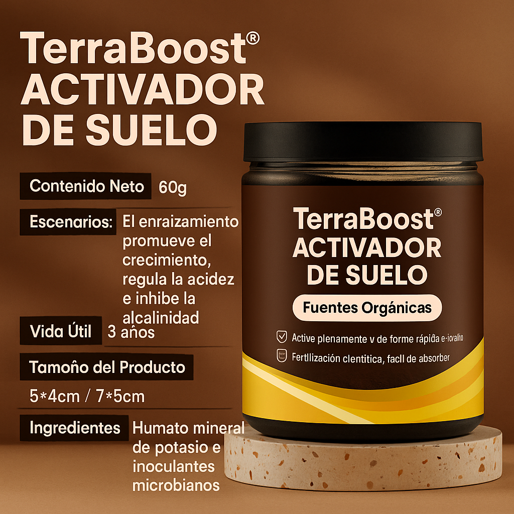 Transforma tu suelo en un ecosistema vivo y productivo con nuestro activador de suelos!!