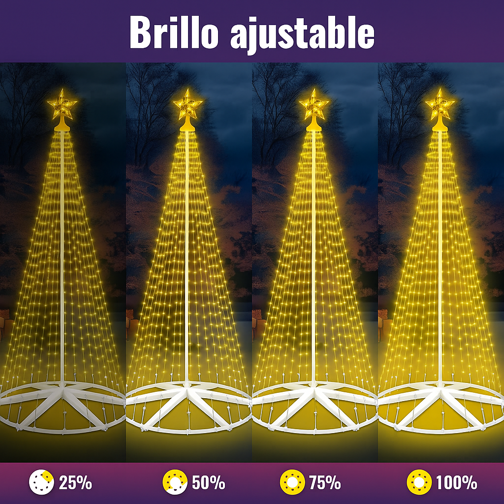 La decoración navideña más innovadora del año llegó a Colombia, con el árbol navideño LED plegable