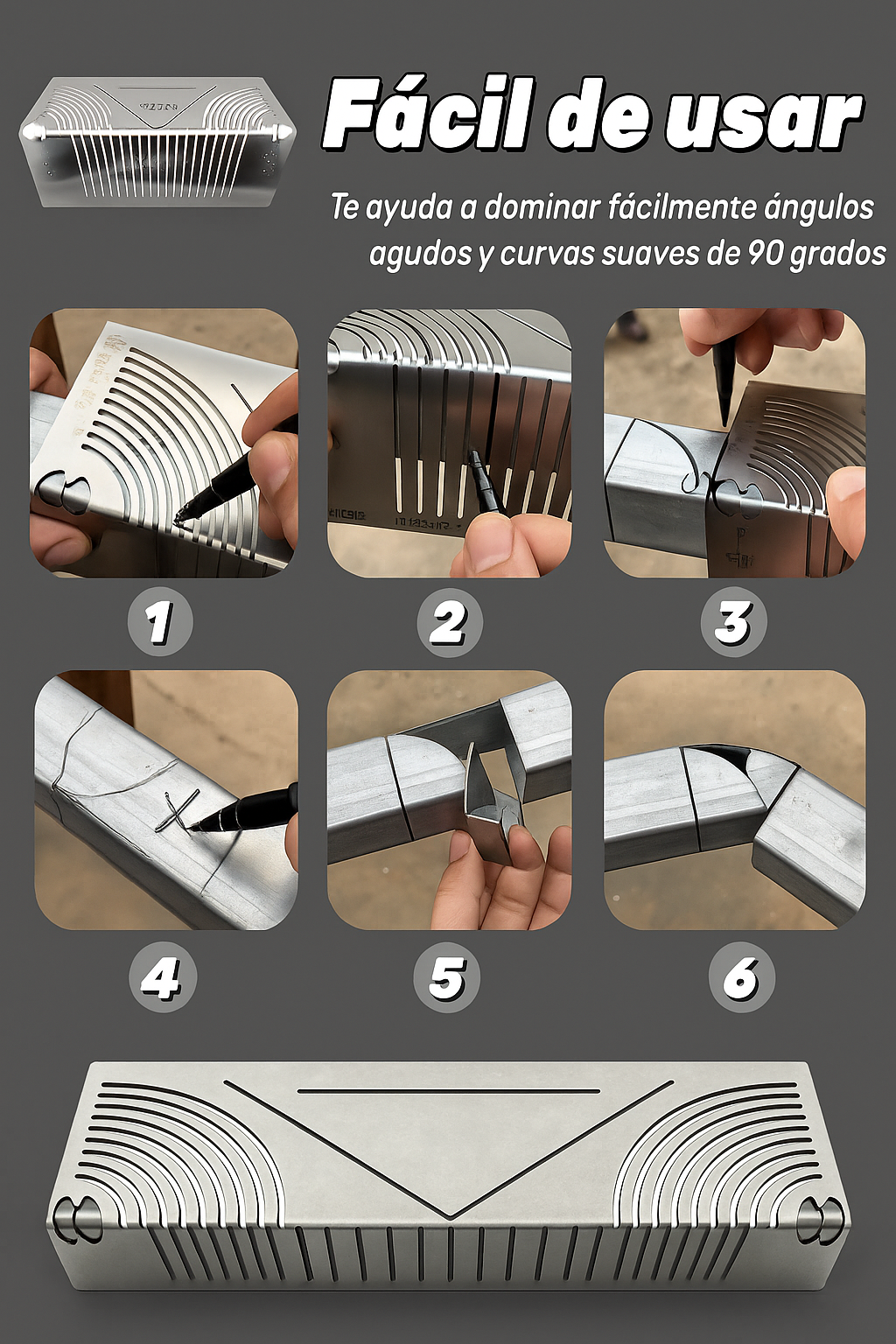 La solución ideal para lograr curvas perfectas y mediciones precisas