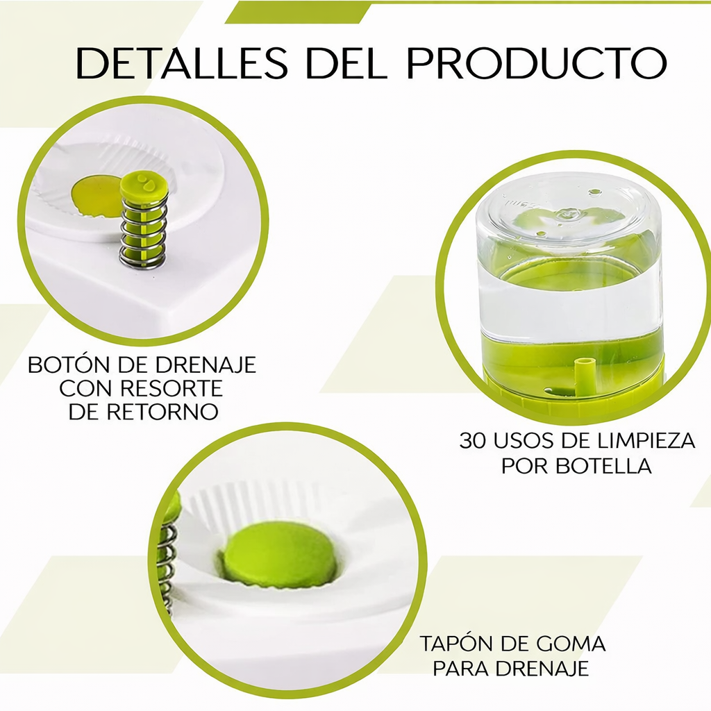 🎨 ¡Lava tus pinceles fácil y rápido con solo presionar un botón!