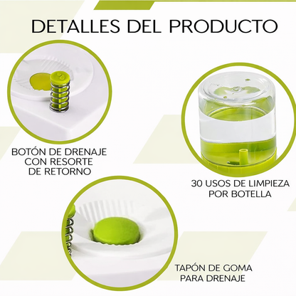 🎨 ¡Lava tus pinceles fácil y rápido con solo presionar un botón!