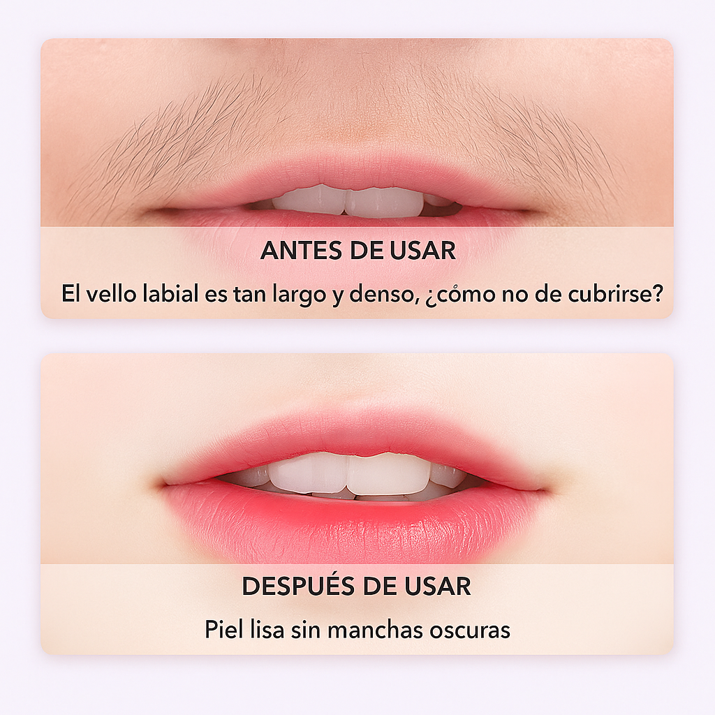 Elimina vellos faciales sin dolor de forma rápida