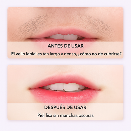Elimina vellos faciales sin dolor de forma rápida