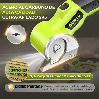Cortes perfectos sin tijeras ni cansancio: Cortadora eléctrica portátil.