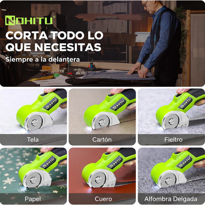 Cortes perfectos sin tijeras ni cansancio: Cortadora eléctrica portátil.