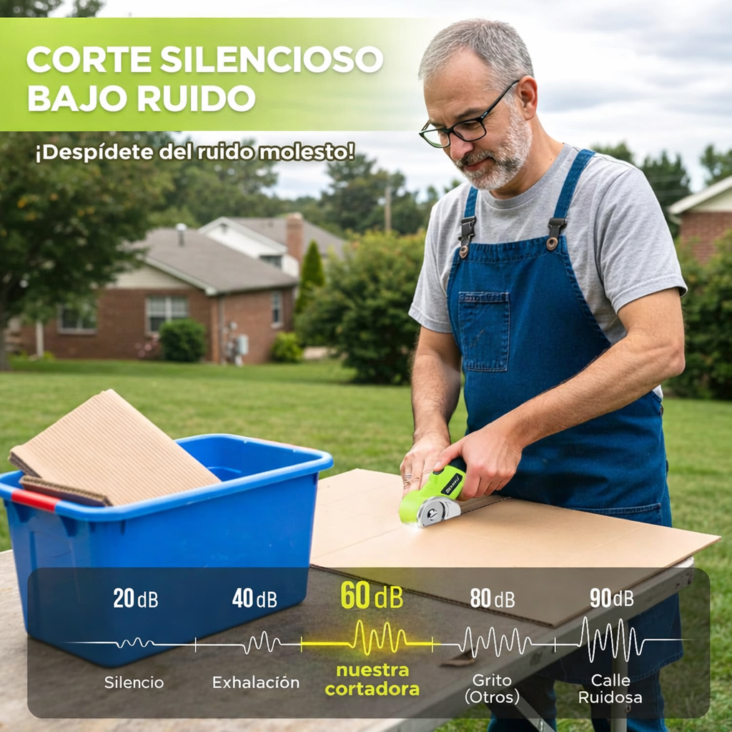 Cortes perfectos sin tijeras ni cansancio: Cortadora eléctrica portátil.