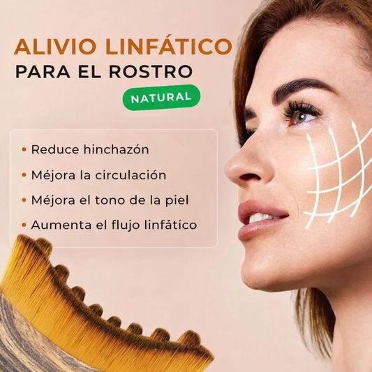 Cepillo de masaje linfático + VIDEO INSTRUCCIONES DE USO