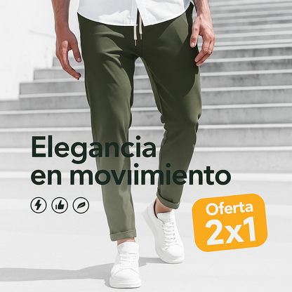 ¡Disfruta de una flexibilidad y un estilo excepcionales con los pantalones elásticos Forval de alta calidad!