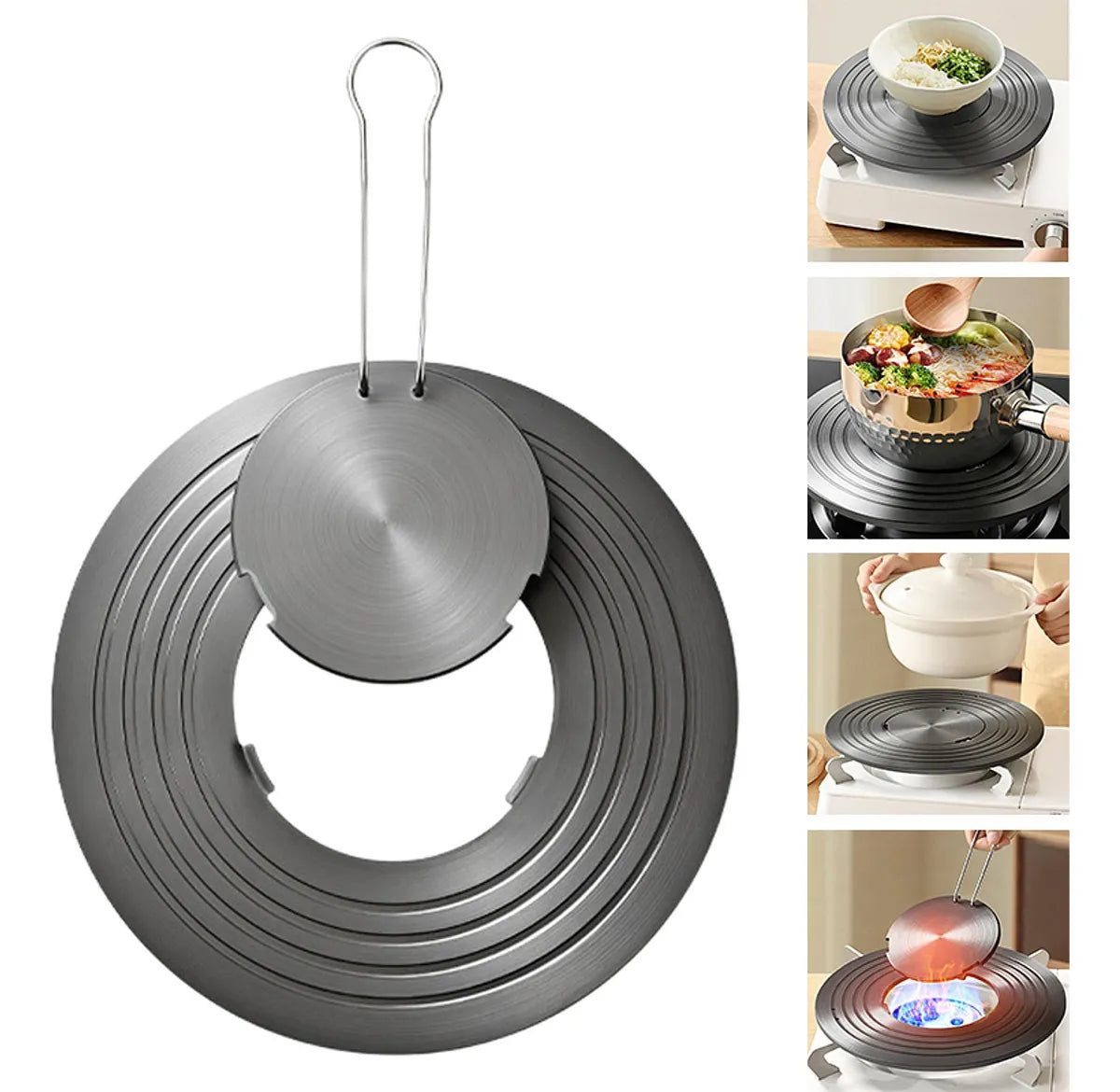 Placa de conducción de calor extraíble, ¡CONDUCCIÓN DE CALOR INTELIGENTE, SEGURA Y VERSÁTIL PARA CADA COCINA!