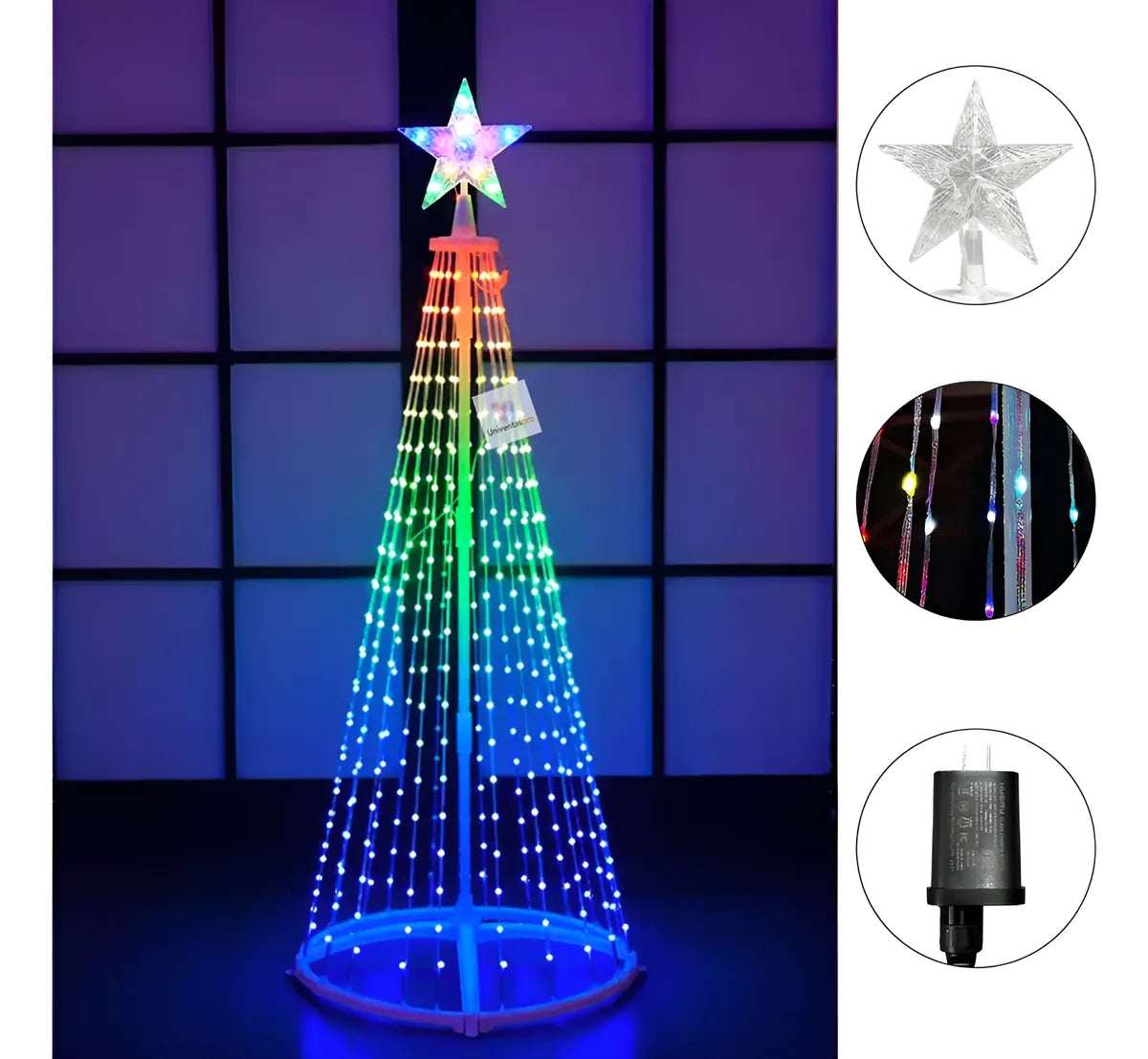 La decoración navideña más innovadora del año llegó a Colombia, con el árbol navideño LED plegable