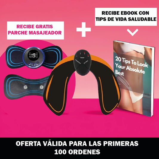 Tonificador de gluteos + parche masajeador + Ebook GRATIS