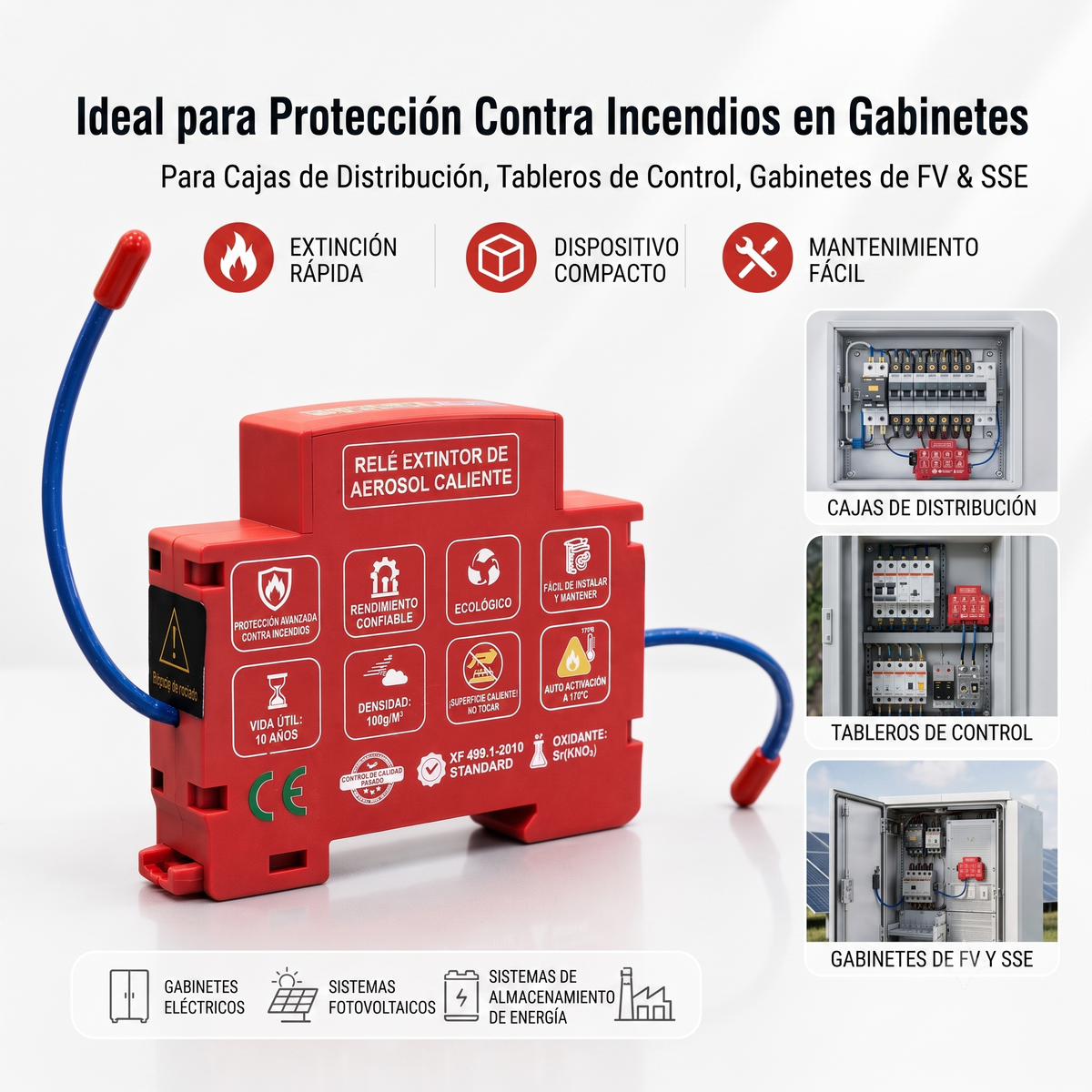 IgniStop® – Extintor Automático para Tablero Eléctrico
