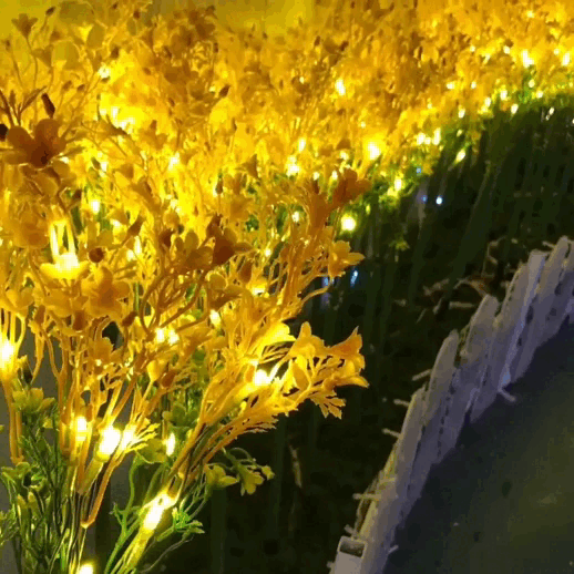 Luces Solares de Jardín Set X3 unidades: Flores que se Encienden Solas al Anochecer
