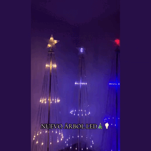 La decoración navideña más innovadora del año llegó a Colombia, con el árbol navideño LED plegable