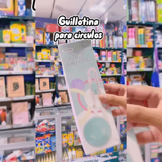 ¿ Todavía cortando círculos con tijeras?  El NUEVO cortador de papel te permite cortar círculos perfectos en todo momento, ¡y de cualquier tamaño!