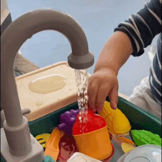 El lavaplatos que hace circular agua de verdad ✨