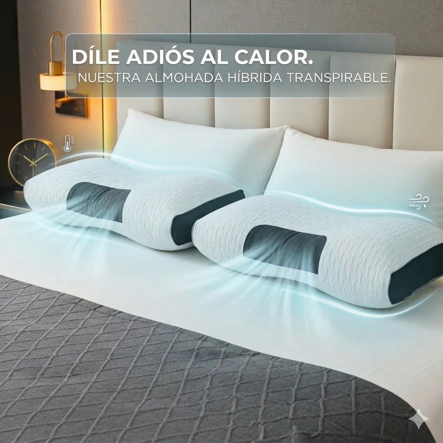 DESCUBRE LA ALMOHADA HÍBRIDA: SOPORTE ADAPTATIVO QUE ELIMINA EL DOLOR.