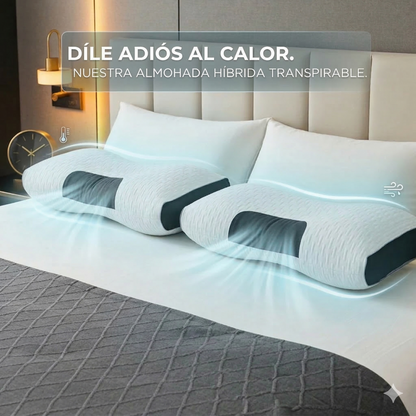 DESCUBRE LA ALMOHADA HÍBRIDA: SOPORTE ADAPTATIVO QUE ELIMINA EL DOLOR.