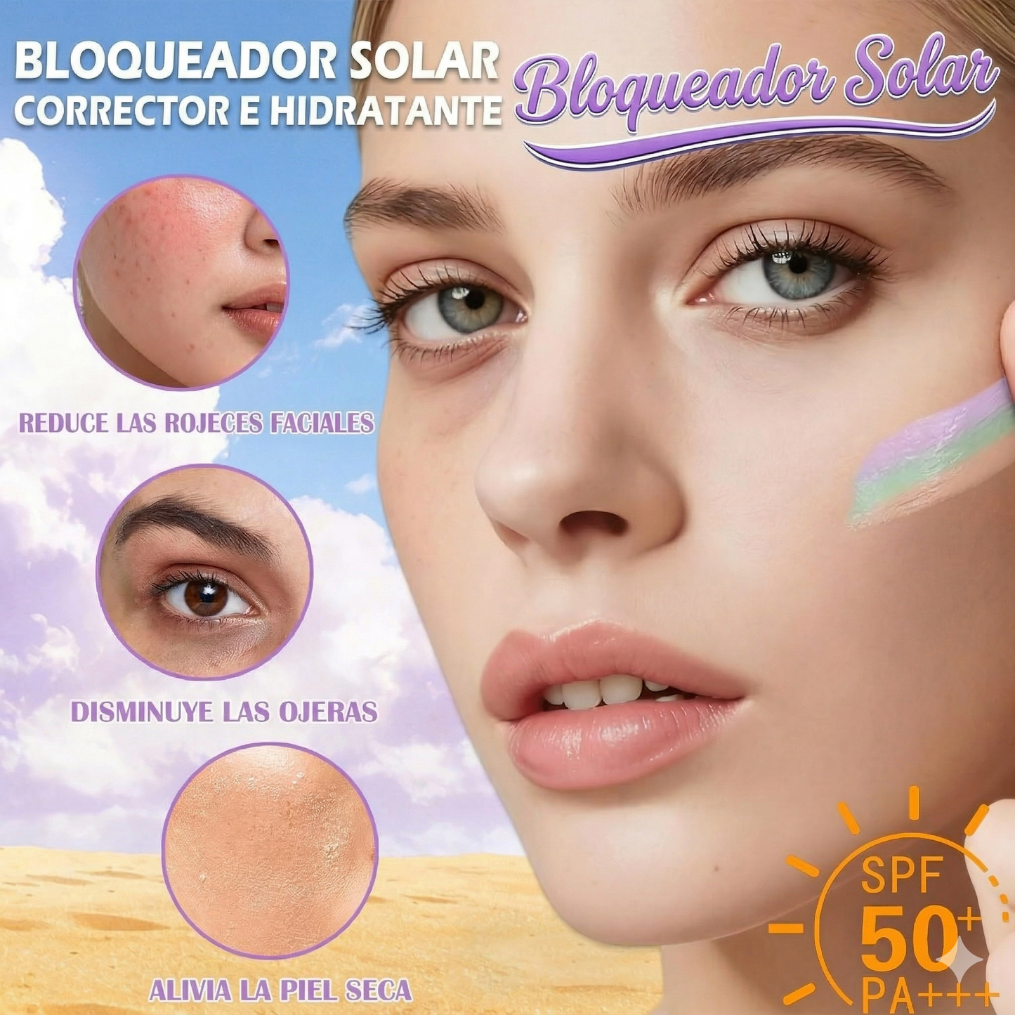 Piel Perfecta, Hidratada y Protegida en 1 Solo Paso.