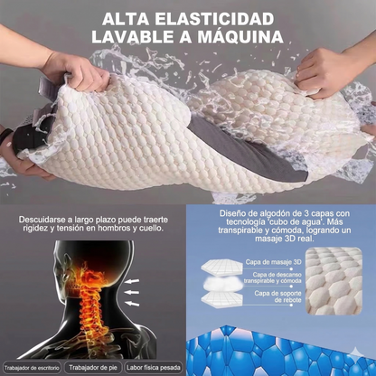 DESCUBRE LA ALMOHADA HÍBRIDA: SOPORTE ADAPTATIVO QUE ELIMINA EL DOLOR.