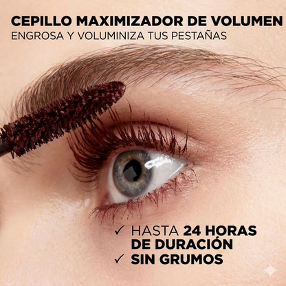 Este es el secreto para una mirada impactante.: pestañina burgundy