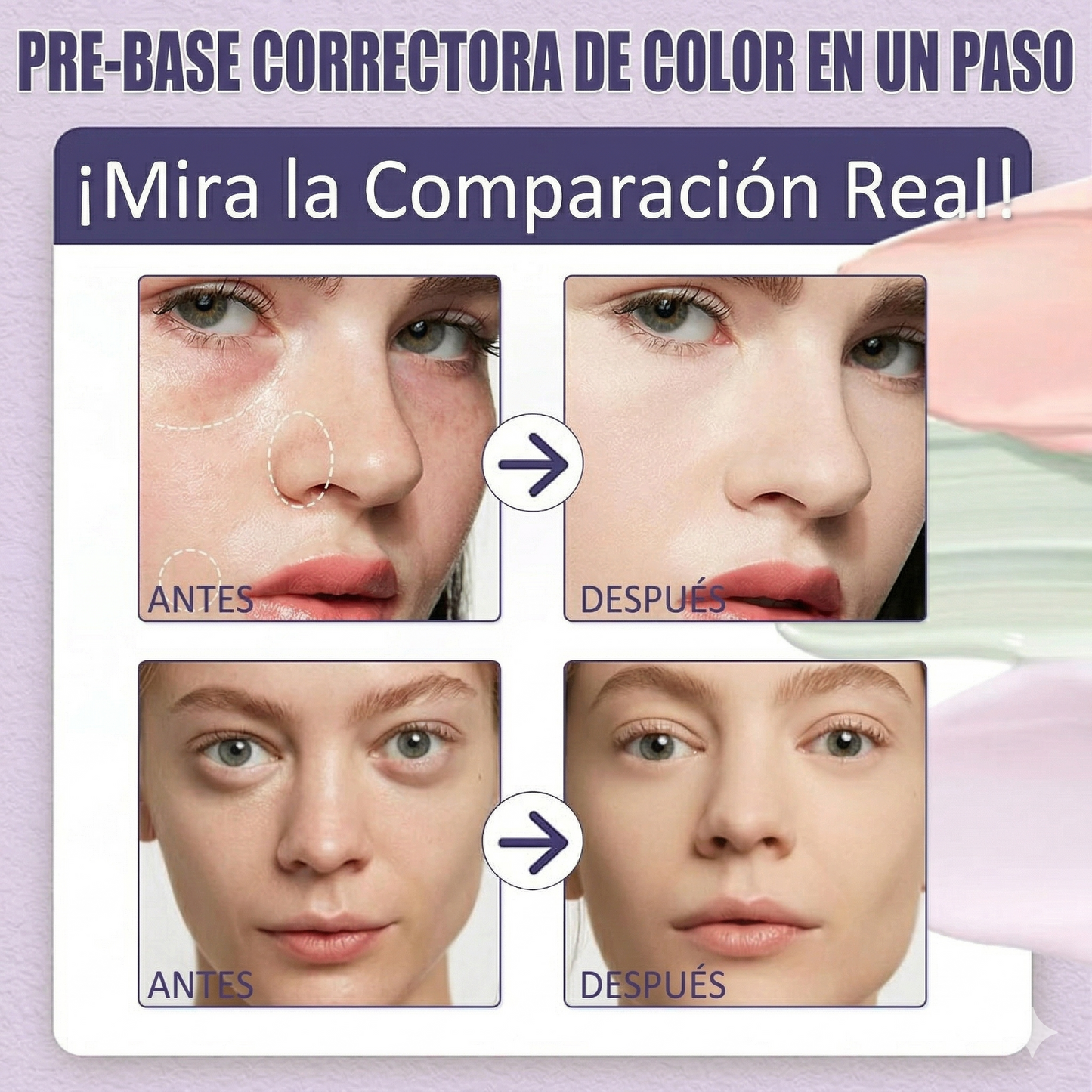 Piel Perfecta, Hidratada y Protegida en 1 Solo Paso.