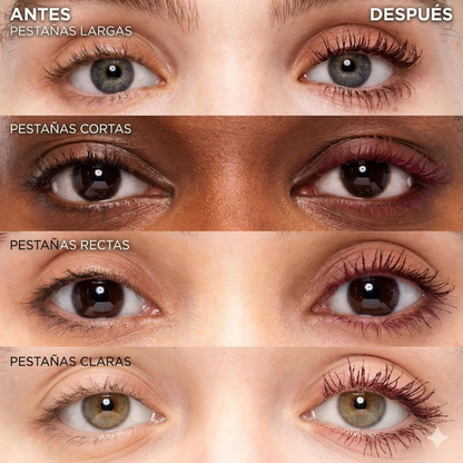 Define tu mirada con intensidad y duración extrema, ¡sin manchar ni irritar! este es el secreto para una mirada impactante.