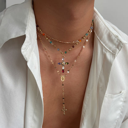 Tu fé, llena de color y brillo. El collar que ilumina tu alma y tu look!!