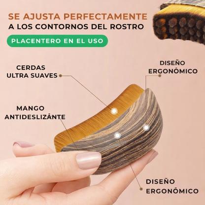Cepillo de masaje linfático + VIDEO INSTRUCCIONES DE USO