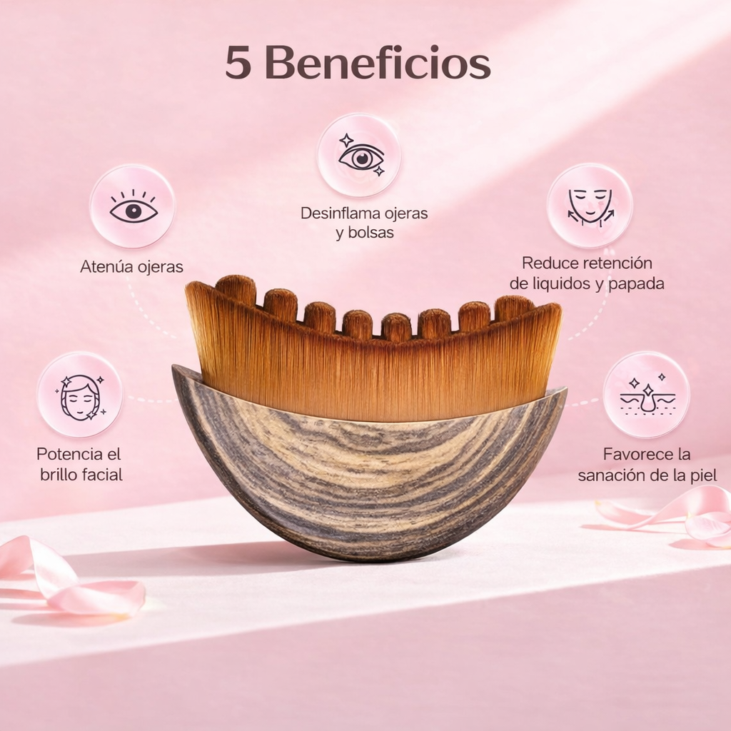 Cepillo de masaje linfático + VIDEO INSTRUCCIONES DE USO