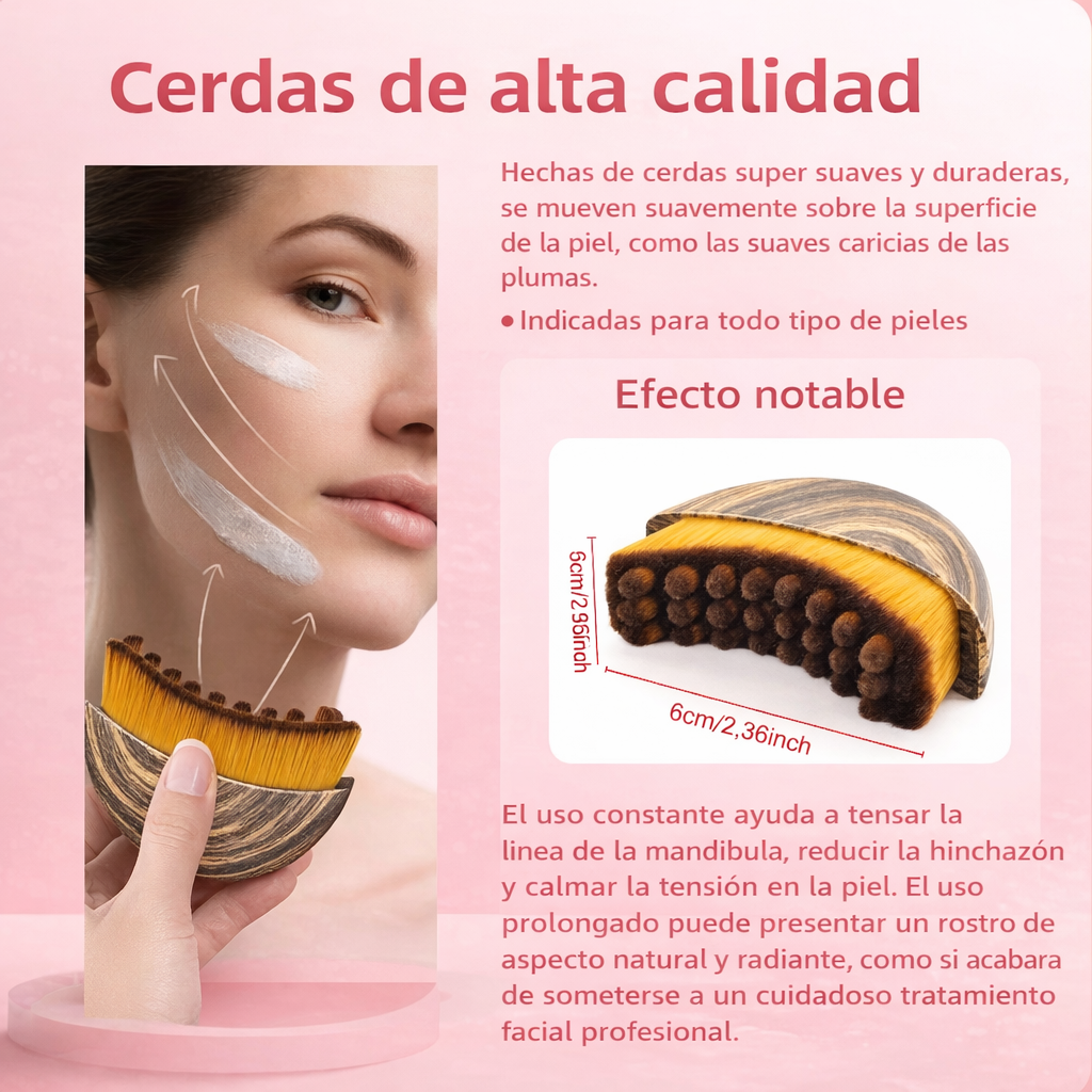 Cepillo de masaje linfático + VIDEO INSTRUCCIONES DE USO