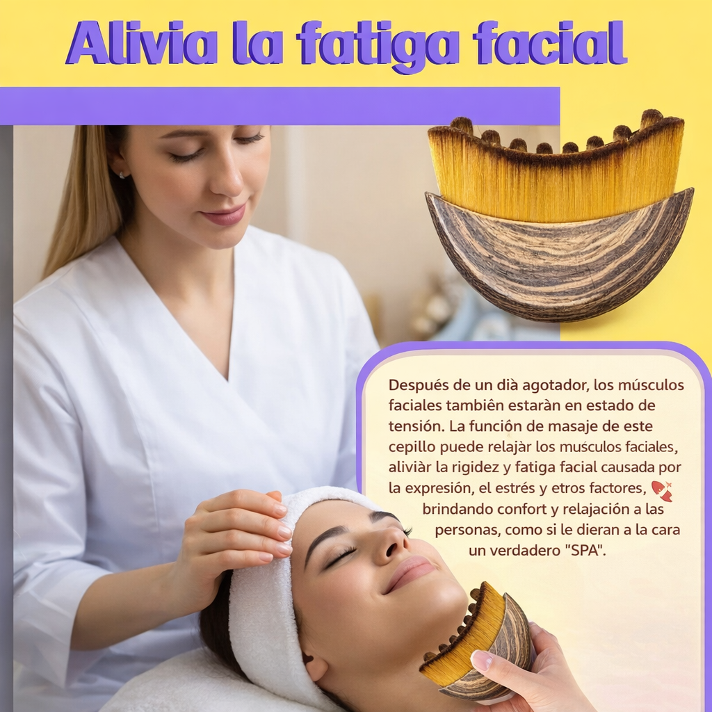 Cepillo de masaje linfático + VIDEO INSTRUCCIONES DE USO