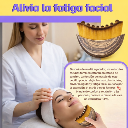 Cepillo de masaje linfático + VIDEO INSTRUCCIONES DE USO