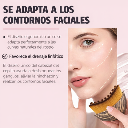Cepillo de masaje linfático + VIDEO INSTRUCCIONES DE USO