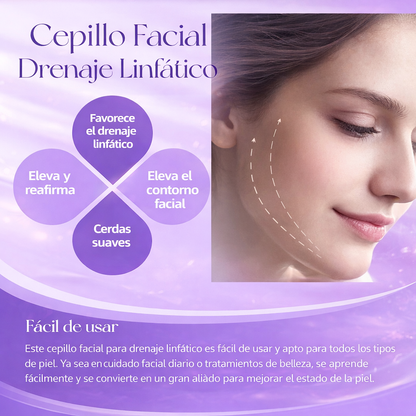Cepillo de masaje linfático + VIDEO INSTRUCCIONES DE USO