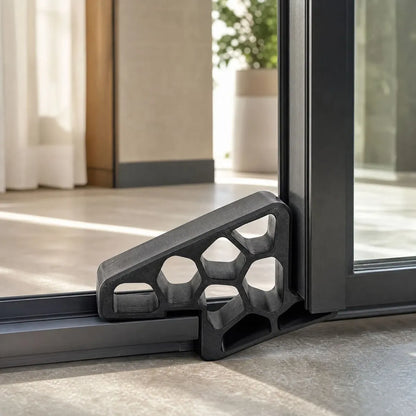 RielStop™ – Tope Antiportazos para Ventanas y Puertas | Sin Taladro Set X3 unidades