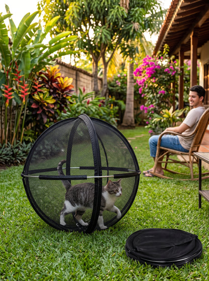 MichiSfera™ – Bola de Paseo para Gatos, sin riesgo de escape
